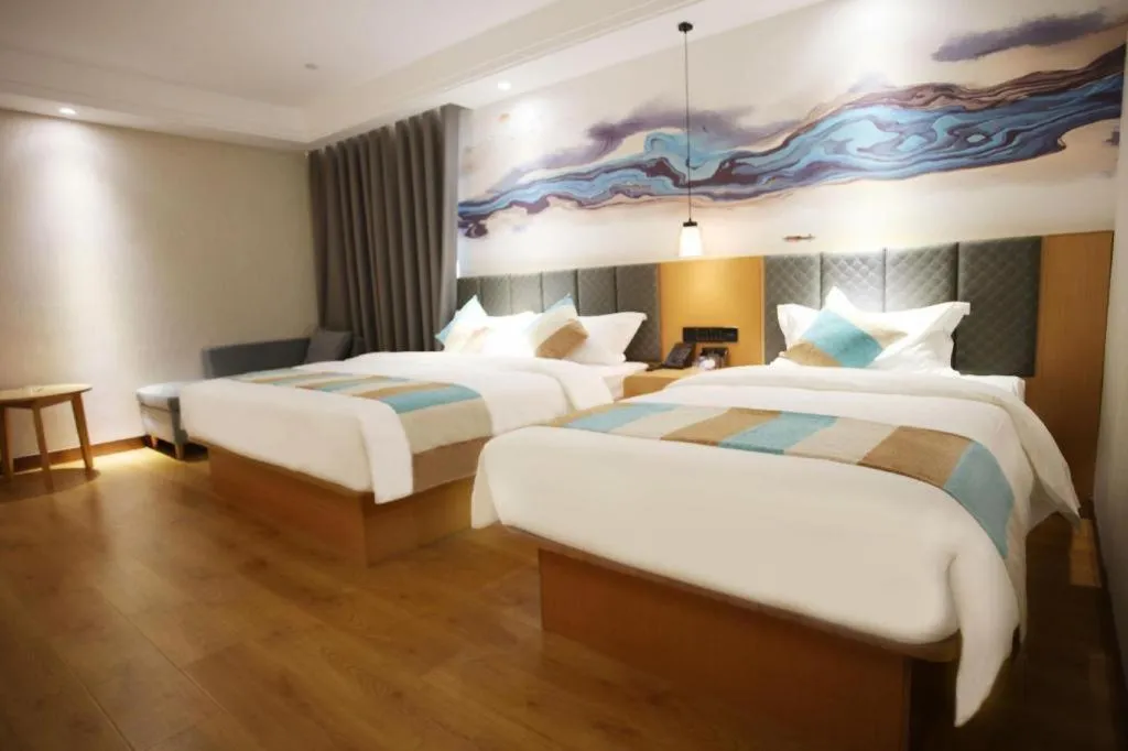 Bed in GreenTree Inn Heze Shan County New Bus Station