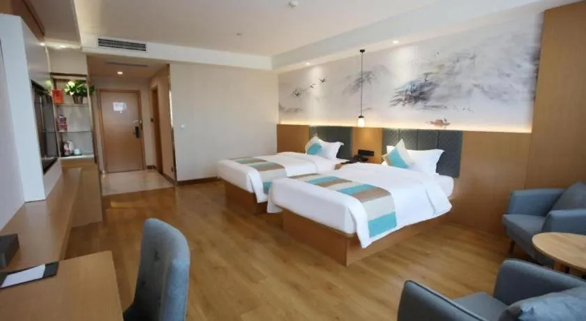 Bed in GreenTree Inn Heze Shan County New Bus Station