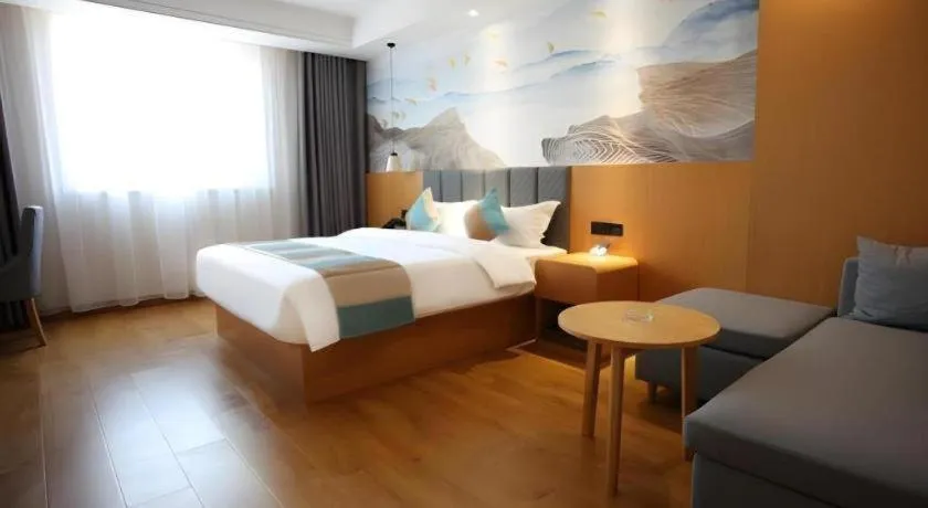 Bed in GreenTree Inn Heze Shan County New Bus Station