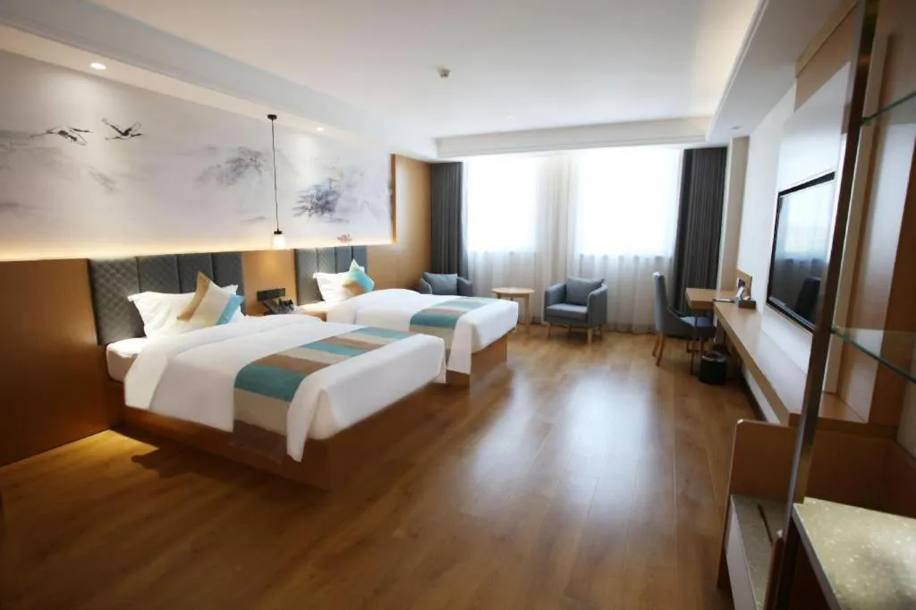 Bed in GreenTree Inn Heze Shan County New Bus Station