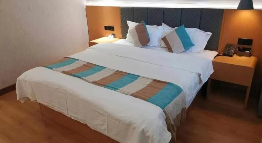 Bed in GreenTree Inn Heze Shan County New Bus Station