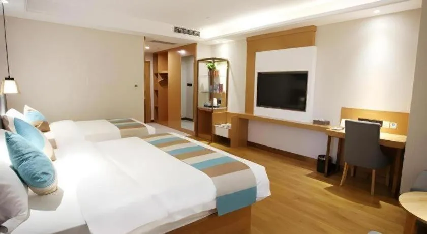 Bed in GreenTree Inn Heze Shan County New Bus Station