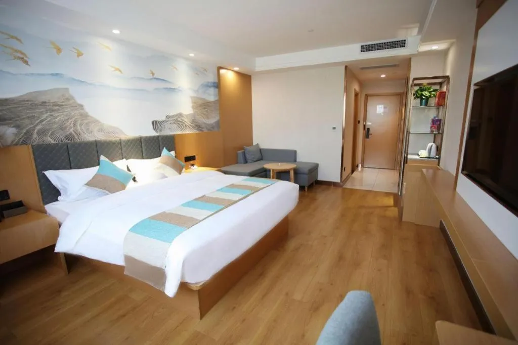 Bed in GreenTree Inn Heze Shan County New Bus Station