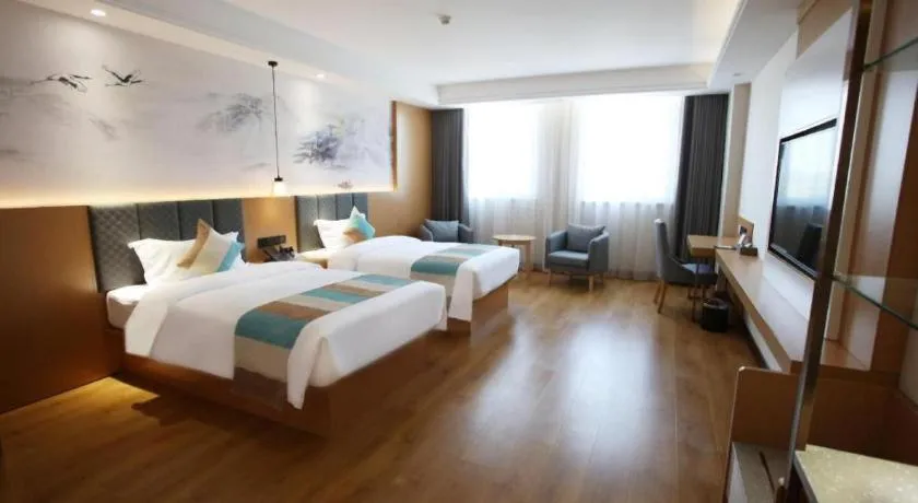 Bed in GreenTree Inn Heze Shan County New Bus Station