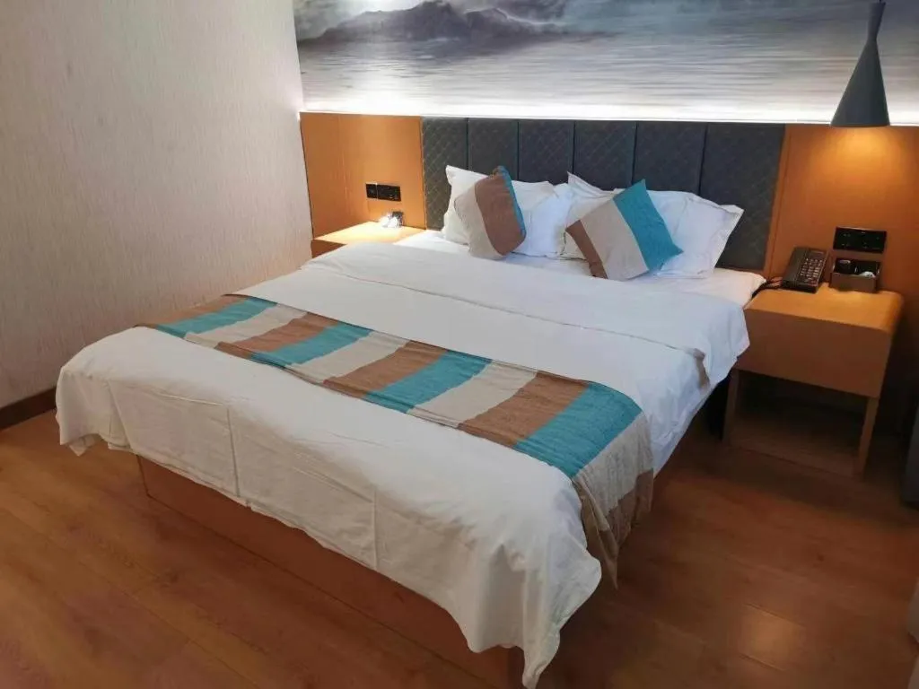 Bed in GreenTree Inn Heze Shan County New Bus Station