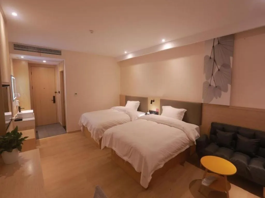 Bed in Shell Hotel Chuzhou Economic Development Zone Internation Shangcheng