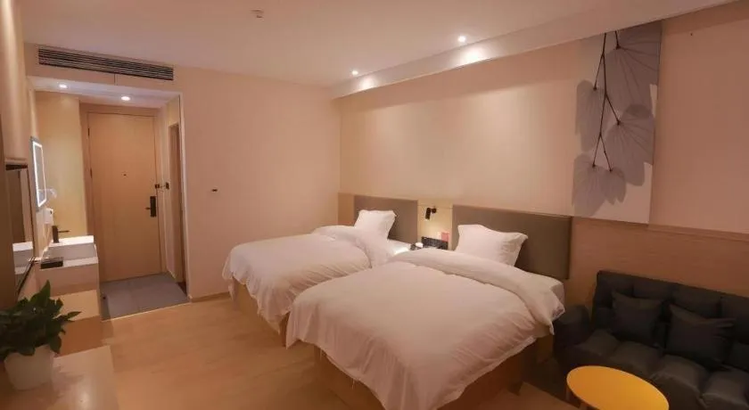 Bed in Shell Hotel Chuzhou Economic Development Zone Internation Shangcheng