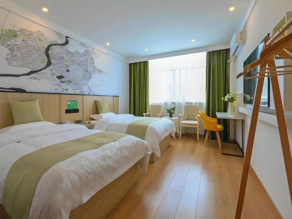 Bed in Vatica Hotel Huangshan South Gate Terminal Station