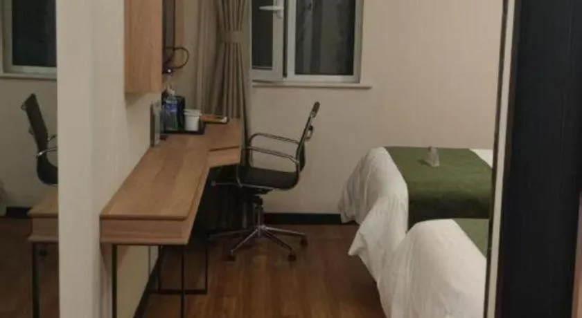 Bed in GreenTree Inn Express Beijing Fangshan District Doudian Road Jin Yuan
