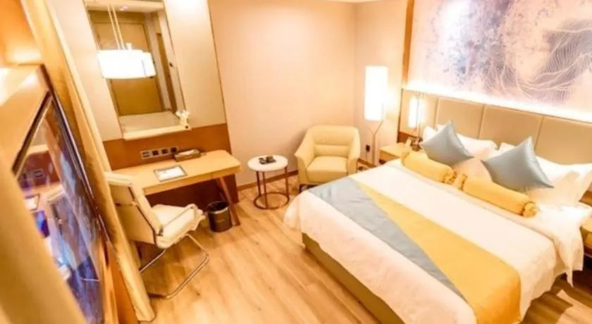 Bed in GreenTree Eastern Hotel Suqian Sihong Executive Center