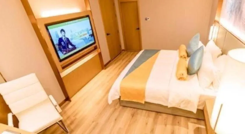 Bed in GreenTree Eastern Hotel Suqian Sihong Executive Center