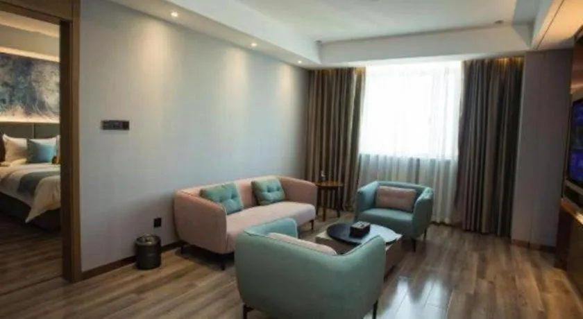 Bed in GreenTree Eastern Hotel Suqian Sihong Executive Center