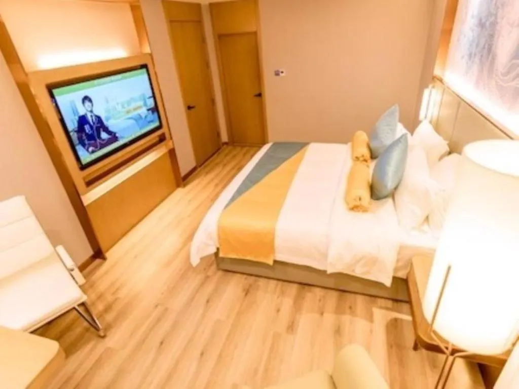 Bed in GreenTree Eastern Hotel Suqian Sihong Executive Center