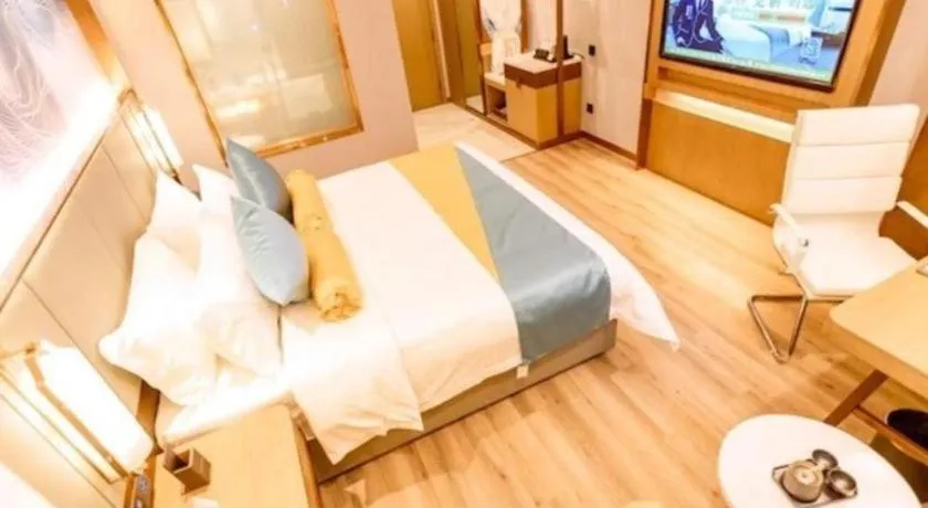 Bed in GreenTree Eastern Hotel Suqian Sihong Executive Center