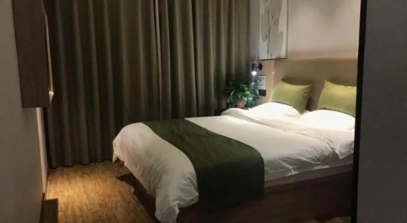 Bed in GreenTree Inn Hebei Xingtai Pingxiang County Jianshe Street