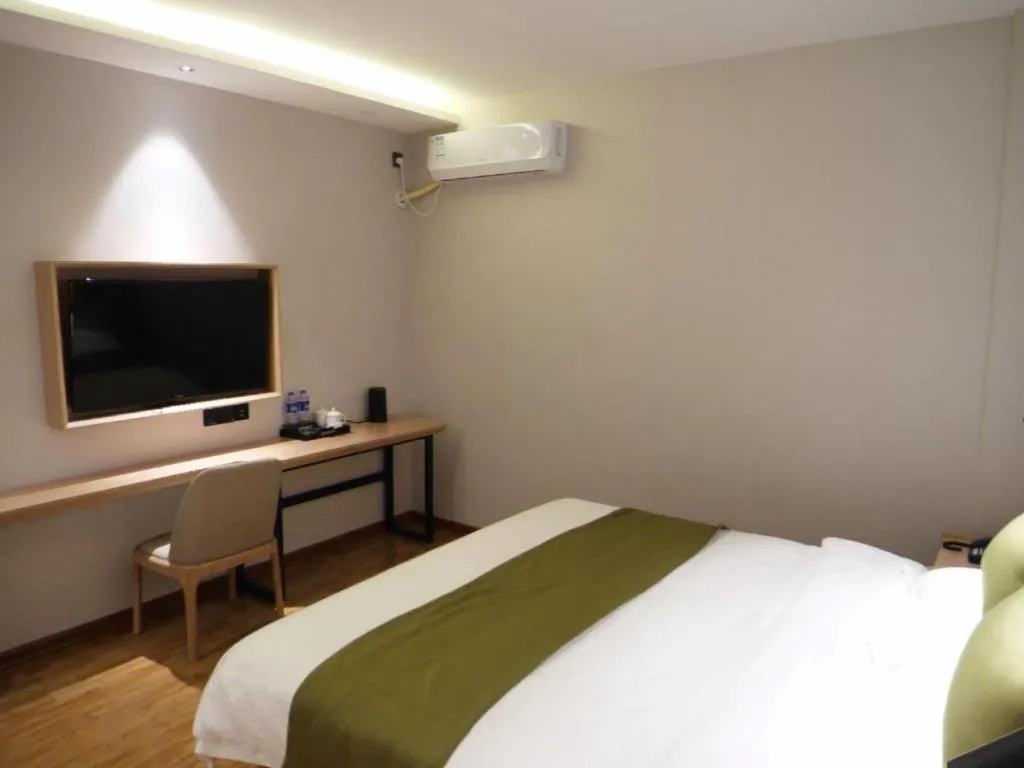 Bed in GreenTree Inn Hebei Xingtai Pingxiang County Jianshe Street