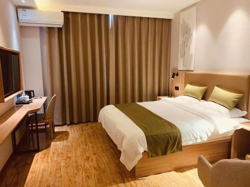 Bed in GreenTree Inn Hebei Xingtai Pingxiang County Jianshe Street
