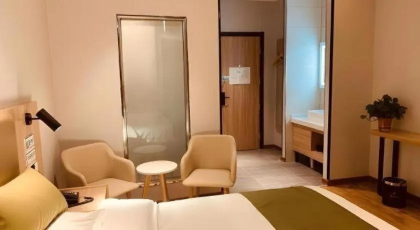 Bed in GreenTree Inn Hebei Xingtai Pingxiang County Jianshe Street