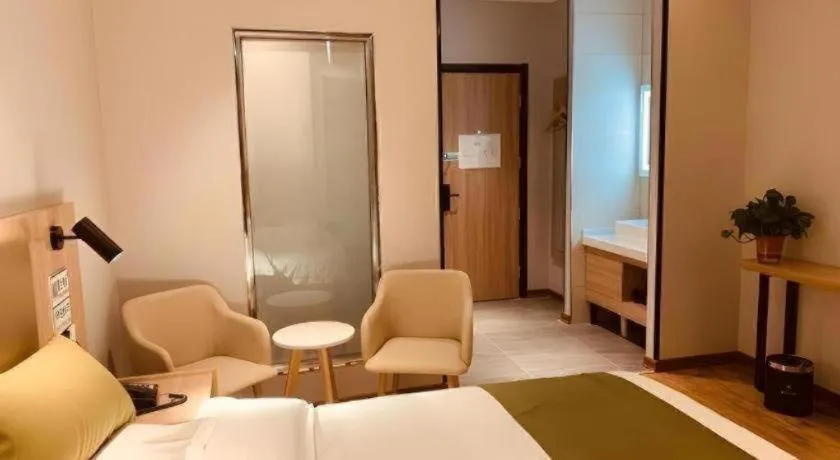 Bed in GreenTree Inn Hebei Xingtai Pingxiang County Jianshe Street