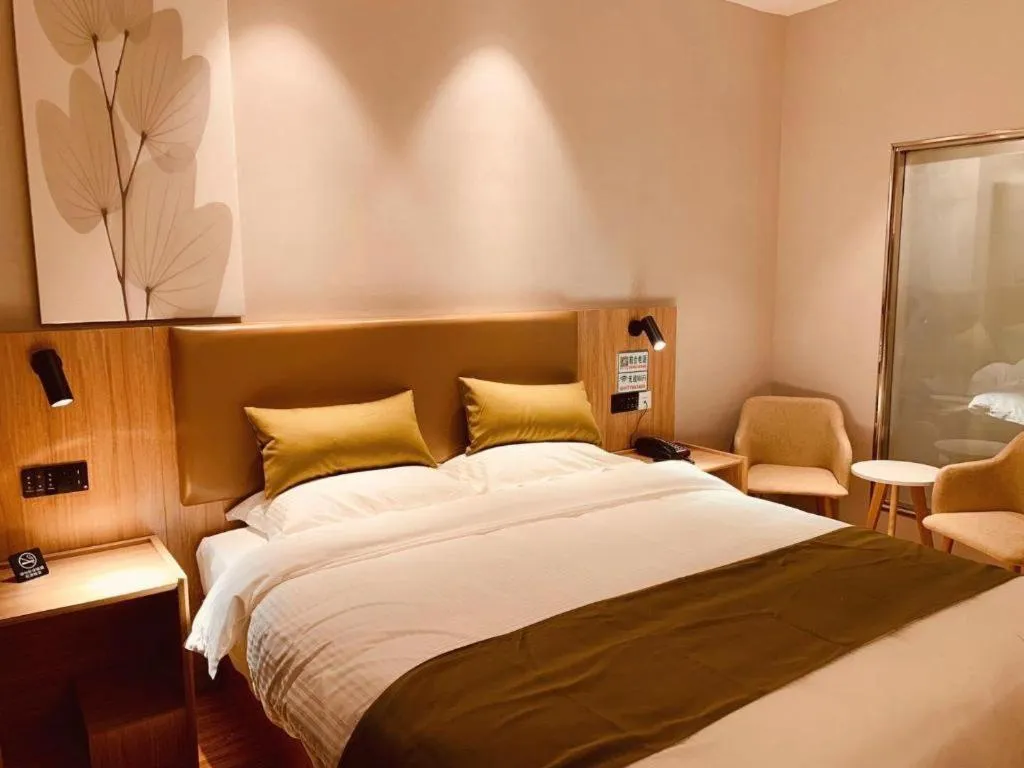 Bed in GreenTree Inn Hebei Xingtai Pingxiang County Jianshe Street