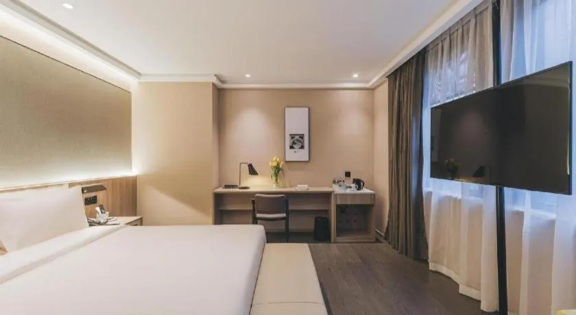 Bed in Atour Light Hotel Chengdu Wuhou Shuangnan Hongpailou Road