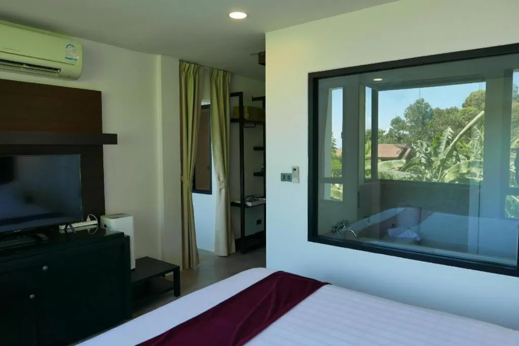 Bed in AT Kung Kra baen Hotel and Residence
