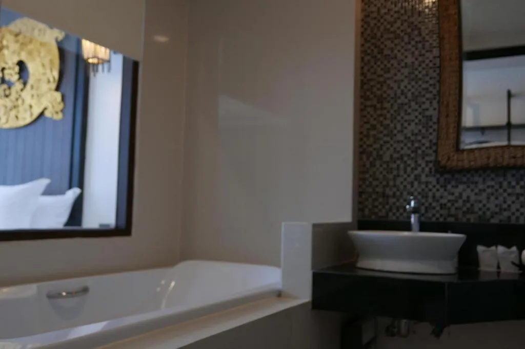 Bed in AT Kung Kra baen Hotel and Residence