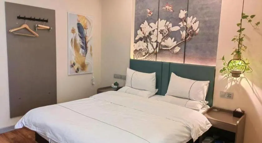 Bed in GreenTree Inn Shenyang Huanggu District Union Building