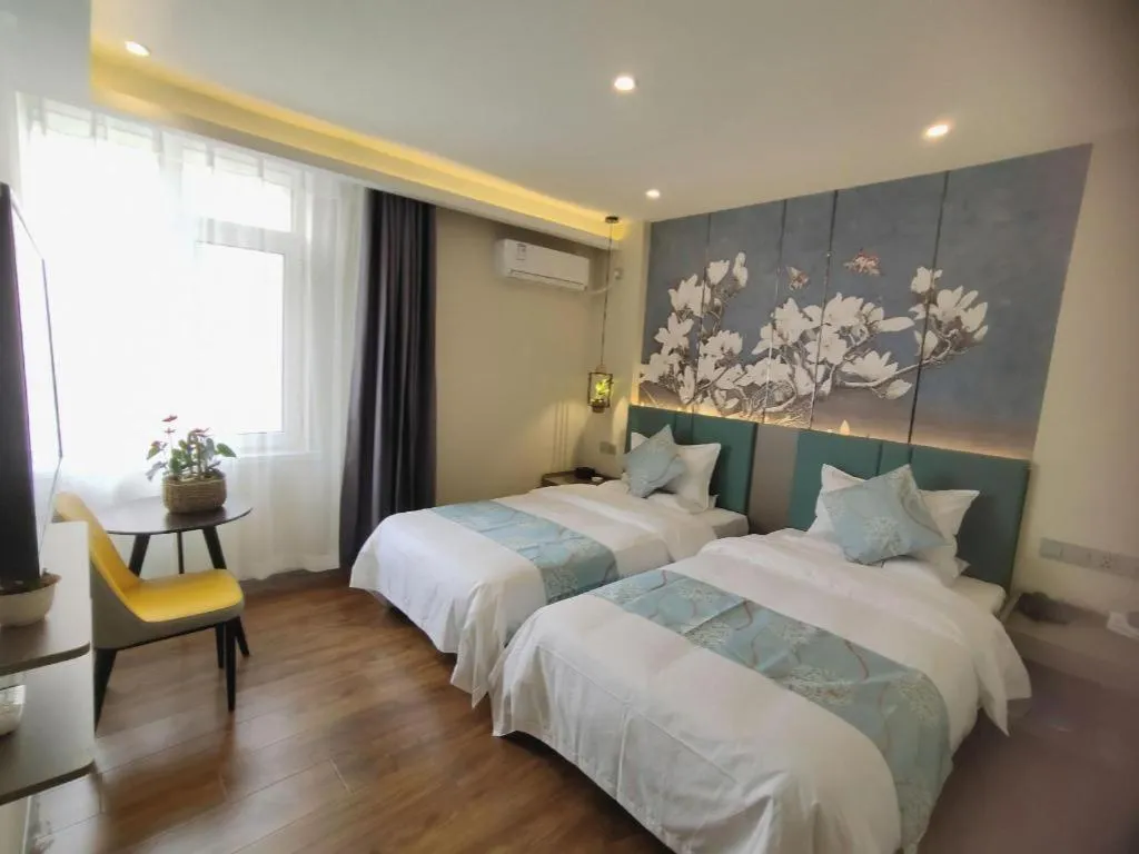 Bed in GreenTree Inn Shenyang Huanggu District Union Building