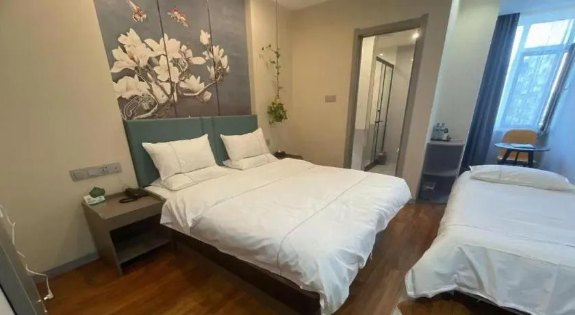 Bed in GreenTree Inn Shenyang Huanggu District Union Building