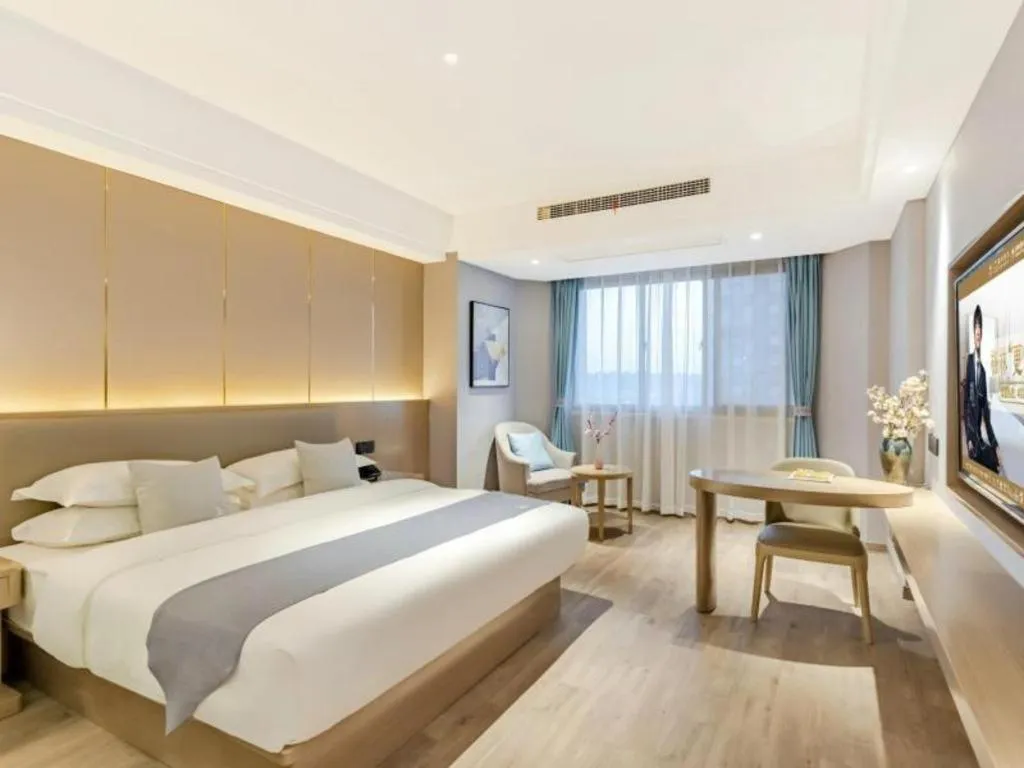 Bed in GreenTree Eastern Hotel Chizhou Tonghui Plaza