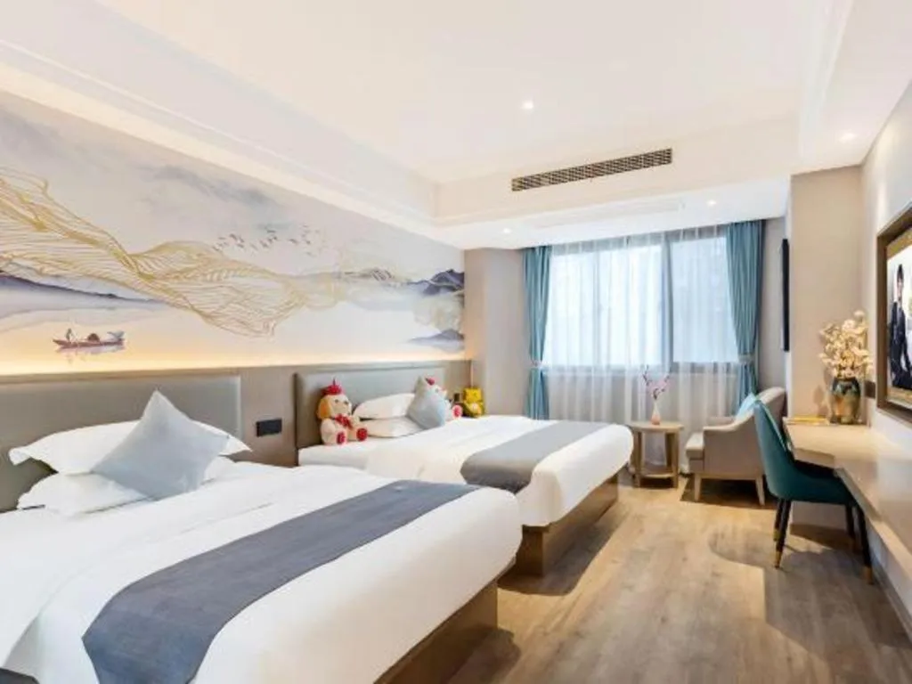 Bed in GreenTree Eastern Hotel Chizhou Tonghui Plaza