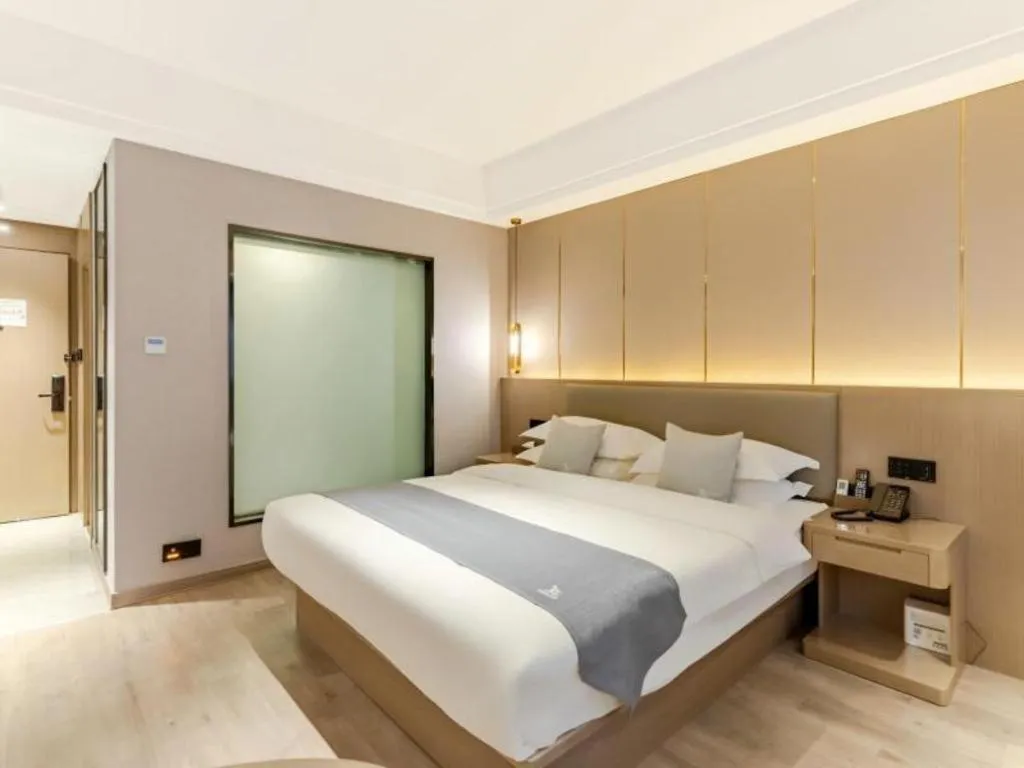 Bed in GreenTree Eastern Hotel Chizhou Tonghui Plaza
