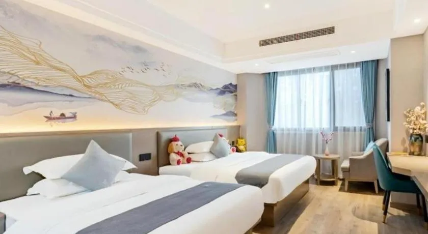 Bed in GreenTree Eastern Hotel Chizhou Tonghui Plaza