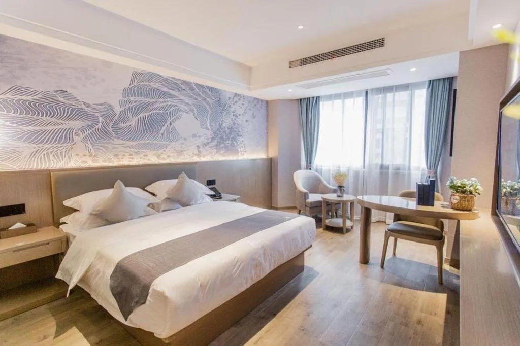 Bed in GreenTree Eastern Hotel Chizhou Tonghui Plaza