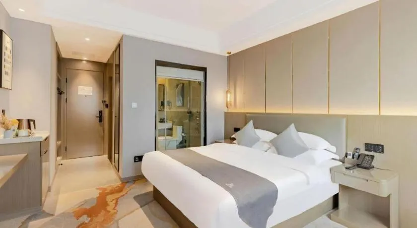 Bed in GreenTree Eastern Hotel Chizhou Tonghui Plaza
