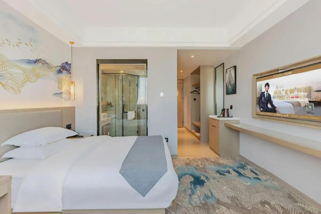 Bed in GreenTree Eastern Hotel Chizhou Tonghui Plaza