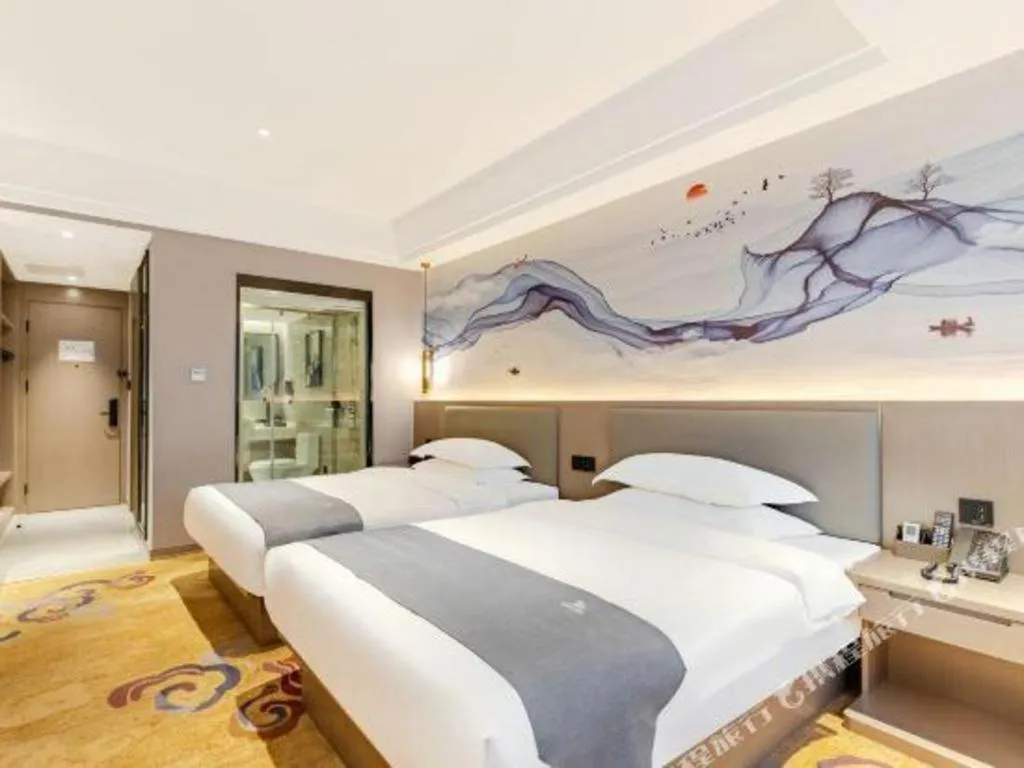 Bed in GreenTree Eastern Hotel Chizhou Tonghui Plaza
