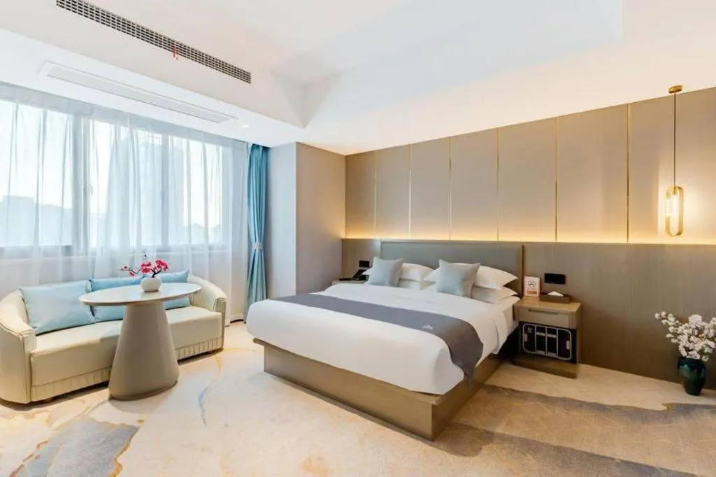 Bed in GreenTree Eastern Hotel Chizhou Tonghui Plaza
