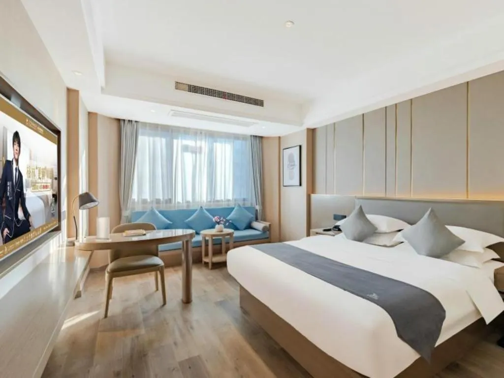 Bed in GreenTree Eastern Hotel Chizhou Tonghui Plaza