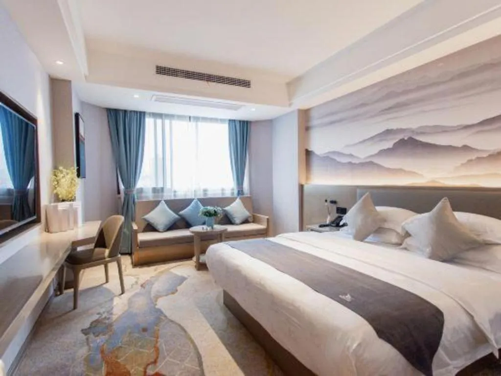 Bed in GreenTree Eastern Hotel Chizhou Tonghui Plaza