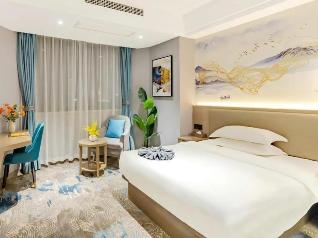 Bed in GreenTree Eastern Hotel Chizhou Tonghui Plaza