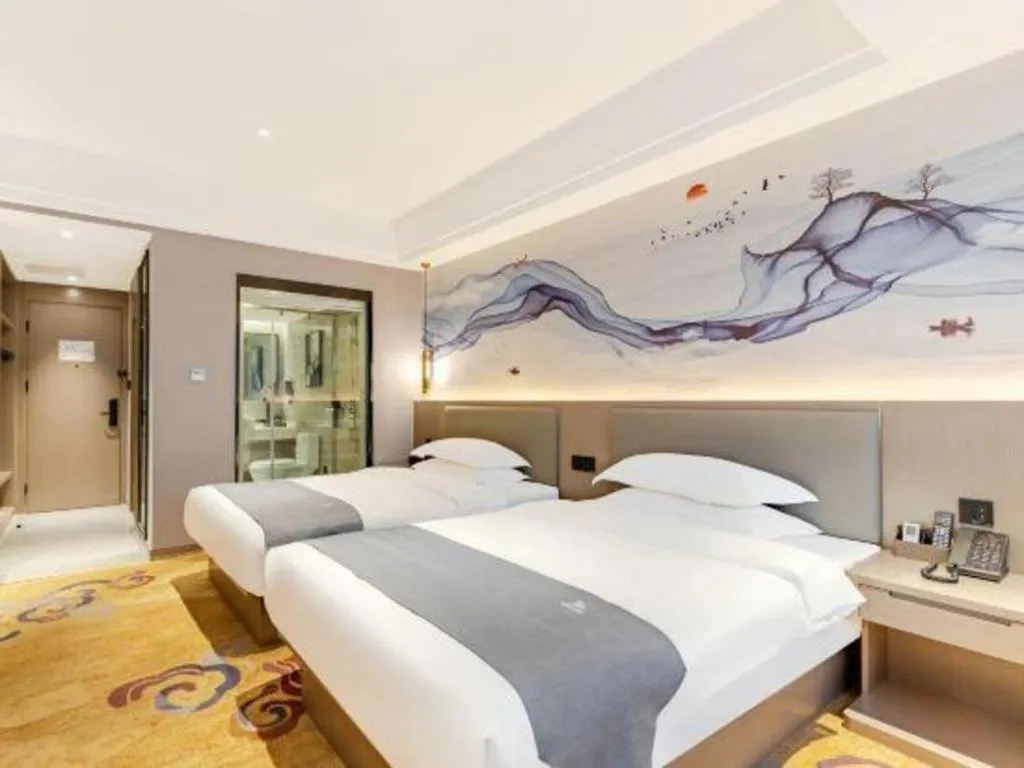 Bed in GreenTree Eastern Hotel Chizhou Tonghui Plaza