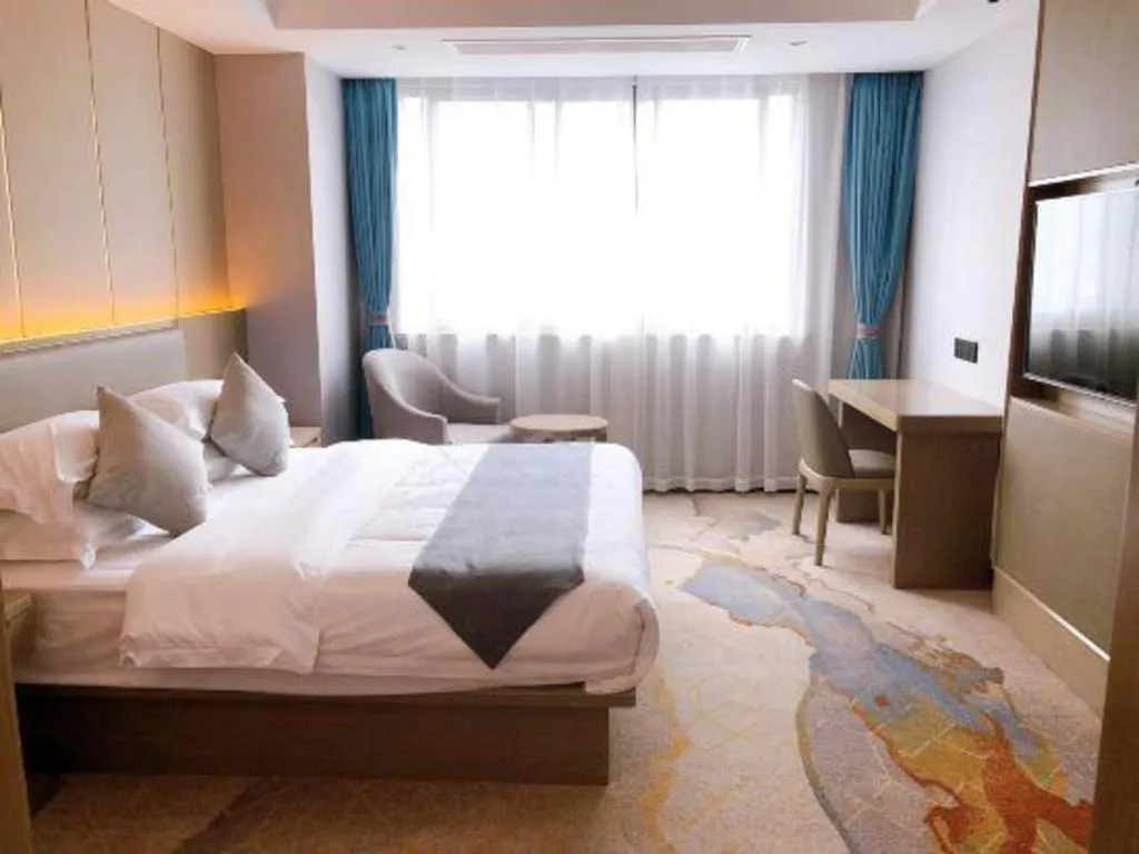 Bed in GreenTree Eastern Hotel Chizhou Tonghui Plaza