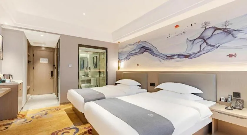 Bed in GreenTree Eastern Hotel Chizhou Tonghui Plaza