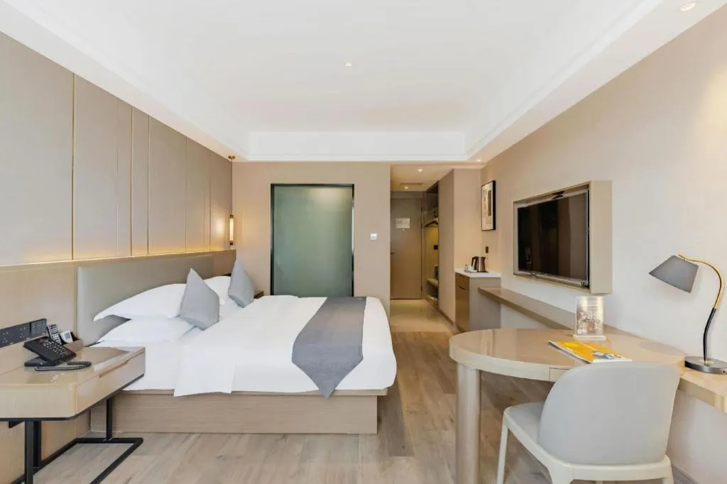 Bed in GreenTree Eastern Hotel Chizhou Tonghui Plaza