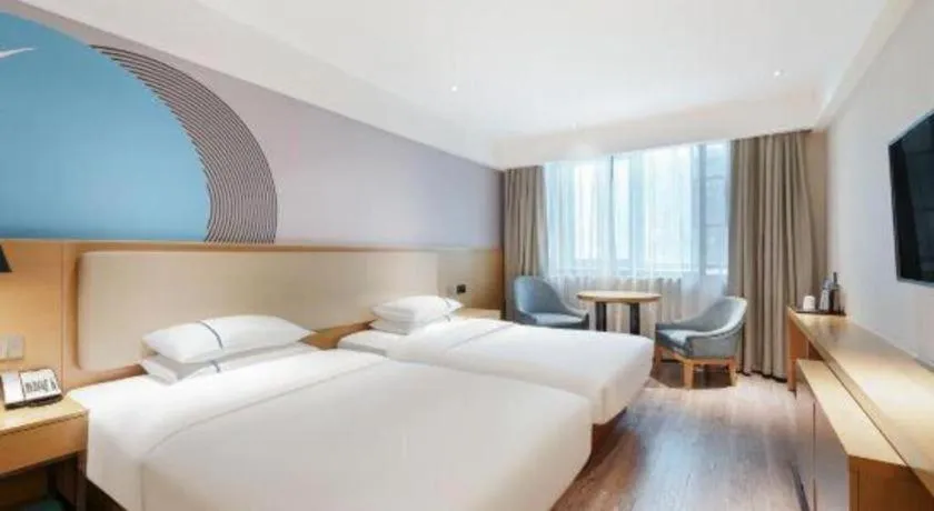 Bed in City Comfort Inn Guangzhou Shixi Metro Station Pazhou Exhibition