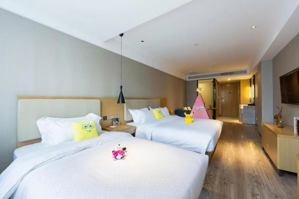 Bed in City Comfort Inn Guangzhou Shixi Metro Station Pazhou Exhibition