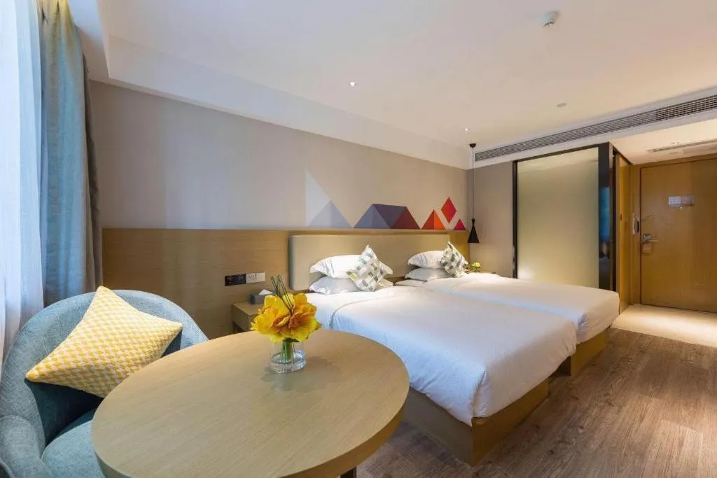 Bed in City Comfort Inn Guangzhou Shixi Metro Station Pazhou Exhibition