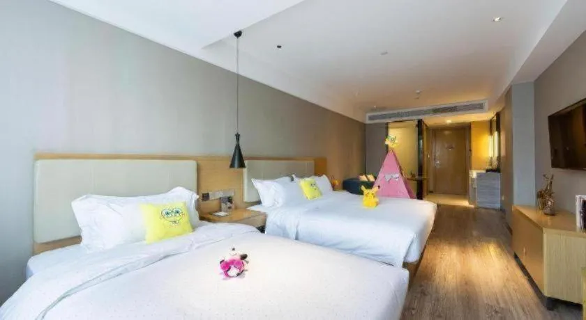 Bed in City Comfort Inn Guangzhou Shixi Metro Station Pazhou Exhibition